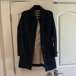 JACOB Navy Button-Up Coat